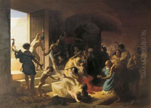 Christian Martyrs inColosseum by Konstantin Flavitsky