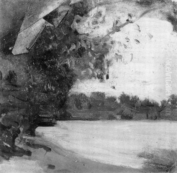Shoreline with Trees - view 1