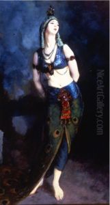 Ruth St. Denis in the Peacock Dance by Robert Henri
