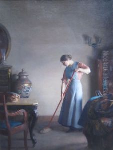 Girl Sweeping Girl Sweeping