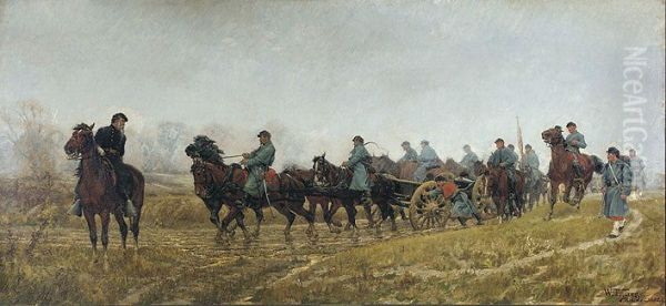 Battery of Light Artillery en Route - view 1