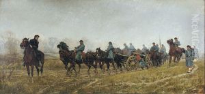 Battery of Light Artillery en Route by William B. T. Trego