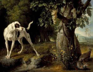 Landscape with a Dog and Partridges