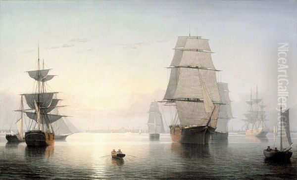 Boston Harbor, Sunset - view 1
