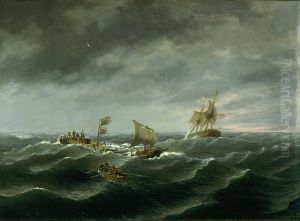 Loss of the Schooner 'John S. Spence' of Norfolk, Virginia, 2d view-Rescue of the Survivors