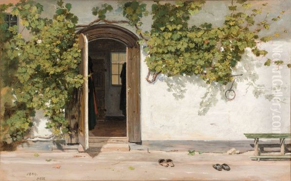 Entrance to an Inn in the Praestegarden at Hillested - view 1