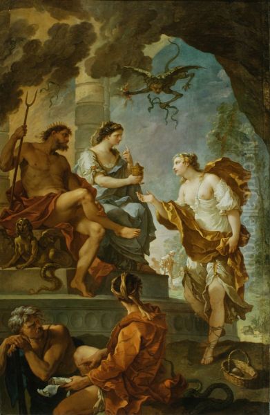 Psyche Obtaining the Elixir of Beauty from Proserpine - view 1