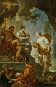 Psyche Obtaining the Elixir of Beauty from Proserpine by Charles-Joseph Natoire