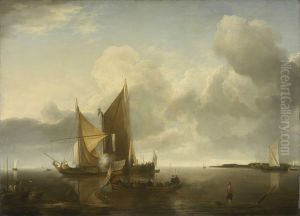 Ships in a Calm by Jan Van De Cappelle