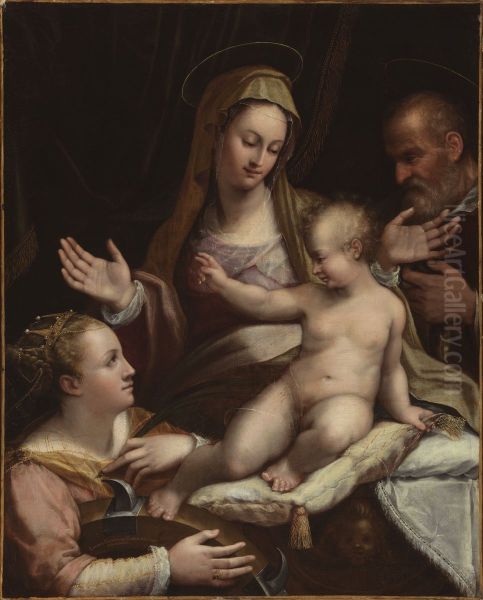 The Holy Family with Saint Catherine of Alexandria - view 1