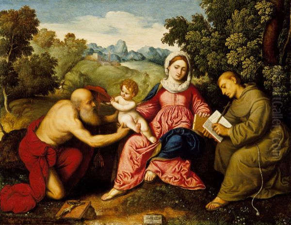 Madonna col Bambino ei santi Girolamo e Francesco - view 1