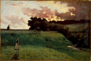 Stormy Landscape by Louis Eilshemius