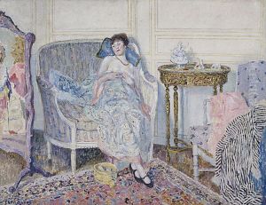 In the Boudoir by Frederick Carl Frieseke