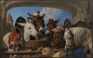 A Group of Animals by David Roberts