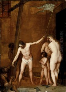 Christ's descent Christ into limbo by Alonso Cano