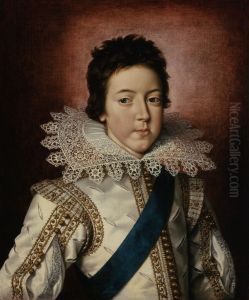 Portrait of Louis XIII, King of France as a Boy by Frans Pourbus the younger