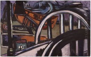 Schiffswerft by Max Beckmann