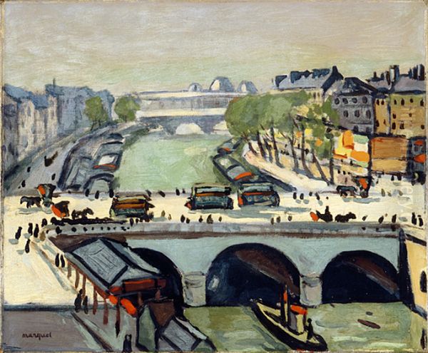 Le Pont Saint-Michel (LACMA) - view 1