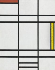 A by Piet Mondrian