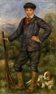Portrait of Jean Renoir as a hunter - Jean as a Huntsman by Pierre Auguste Renoir