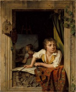 The art of painting and music by Martin Drolling