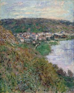 View of Vetheuil by Claude Oscar Monet