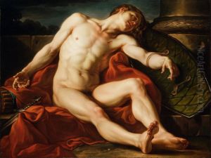 Death of a Gladiator by Jean-Simon Berthelemy