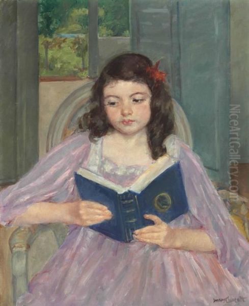 Francoise In A Round-backed Chair, Reading - view 1