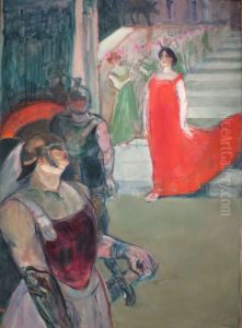 Messalina sestupuje za schodiste