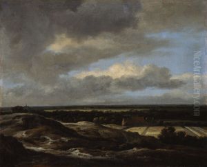 Haarlem seen from the dunes to the northwest