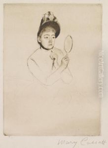 The Bonnet by Mary Cassatt