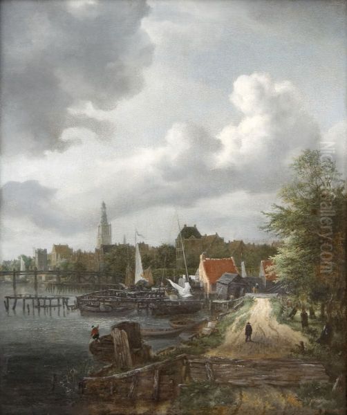 View of the Binnenamstel in Amsterdam - view 1