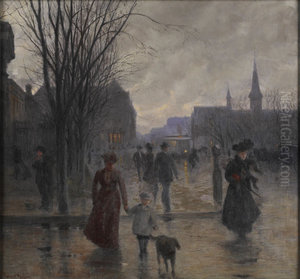 Rainy Evening on Hennepin Avenue Rainy Evening on Hennepin Avenue