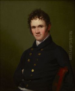 Portrait of Commander Lewis Warrington (1782-1851) by Rembrandt Peale
