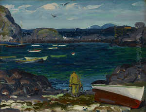 The Harbor, Monhegan Coast, Maine The Harbor, Monhegan Coast, Maine