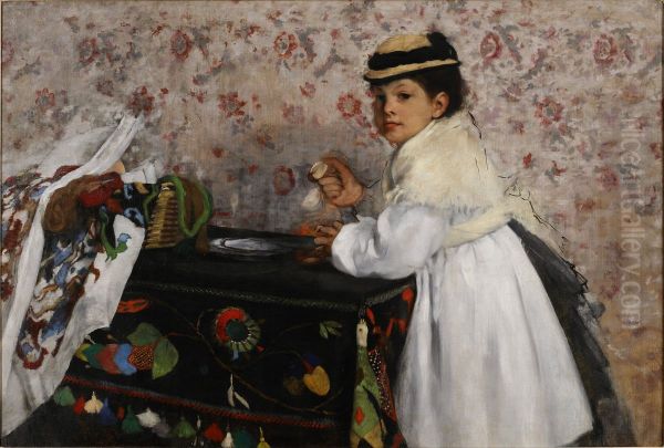 Portrait of Mlle. Hortense Valpincon - view 1