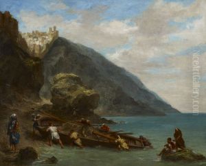 View of Tangier from the Seashore by Eugene Delacroix
