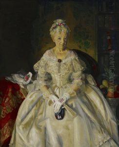 Mrs. T. in Cream Silk, No.2