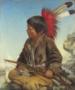 Indian Boy at Fort Snelling