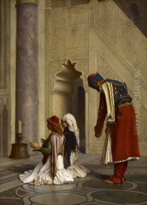 Young Greeks in the Mosque by Jean-Leon Gerome