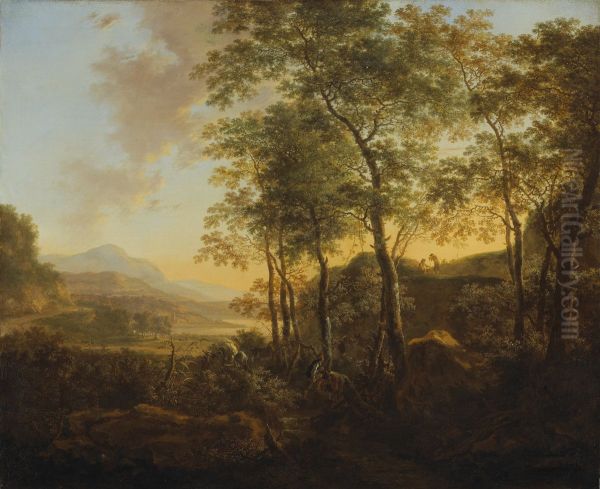 Wooded Hillside with a Vista - view 1
