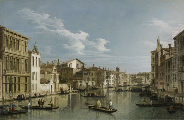 The Grand Canal in Venice from Palazzo Flangini to Campo San Marcuola - view 1