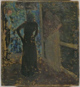 Backstage at the Theatre de l'Oeuvre by Jean-Edouard Vuillard
