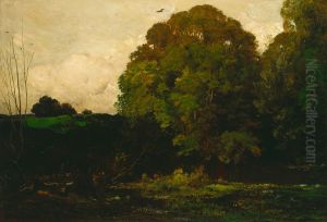 A Pond in the Morvan by Charles-Francois Daubigny