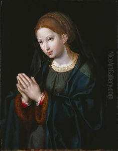 The Virgin in Prayer by Joos Van Cleve