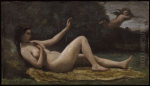 Evocation of Love by Jean-Baptiste Camille Corot