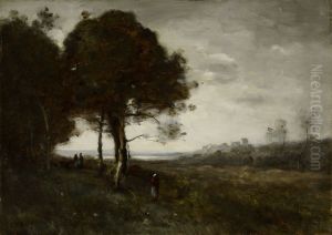 Landscape by Jean-Baptiste Camille Corot