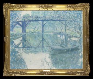 The Bridge - Giverny by Frederick Carl Frieseke