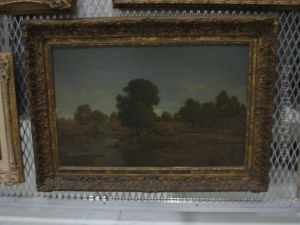 Landscape with Cows by Theodore Rousseau