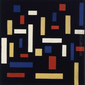 'de drie Gratien' (Composition VII: The Three Graces) by Theo van Doesburg
